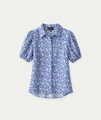 Blouse Sophia Greek Flowers