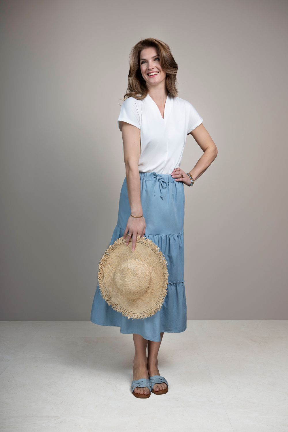 Skirt Saskia Light Blue