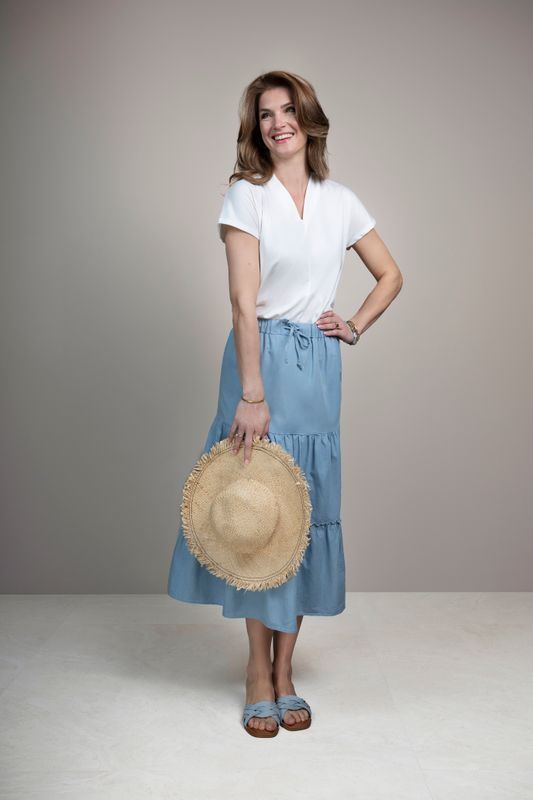 Skirt Saskia Light Blue