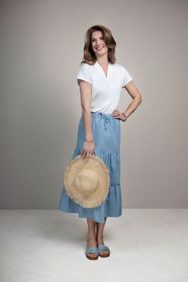 Skirt Saskia Light Blue