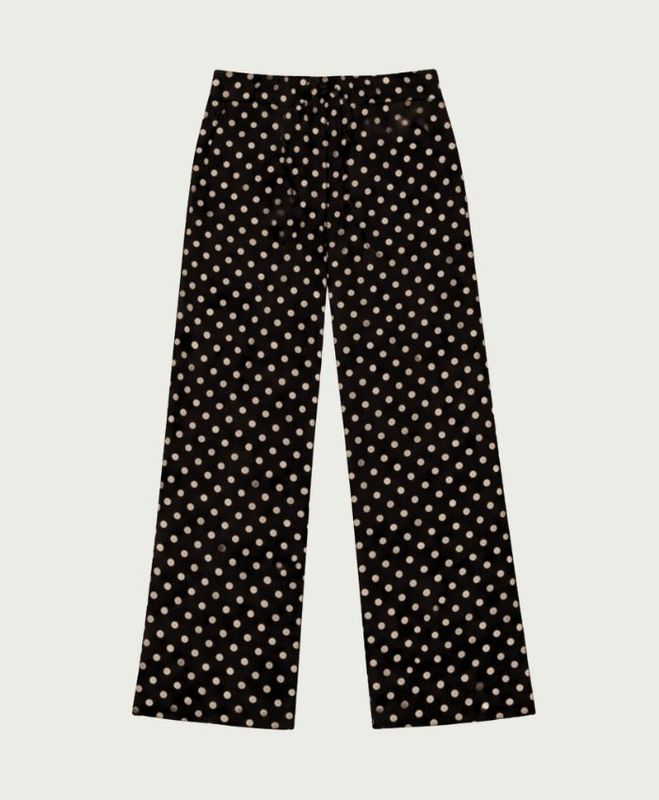 Trouser Jade Brown Dot