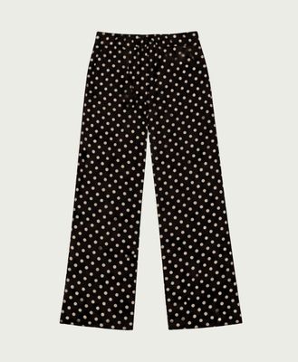 Trouser Jade Brown Dot