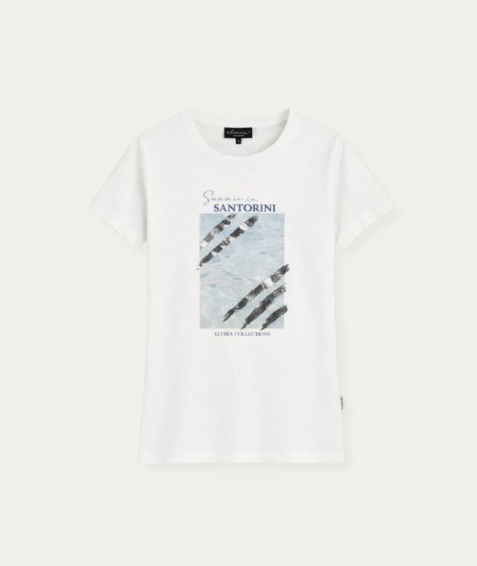 T-shirt Santorini Off White