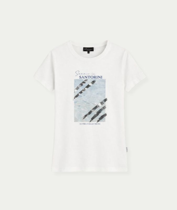 T-shirt Santorini Off White