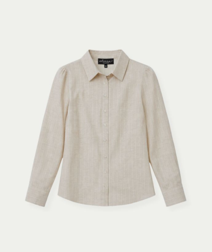 Blouse Jessie Sand Stripe Linen