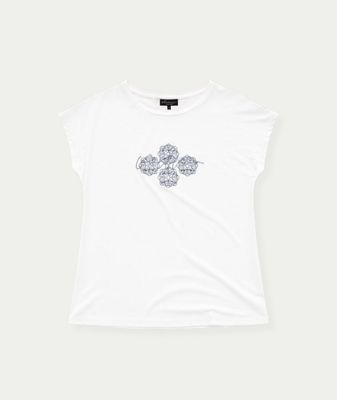 T-shirt Wildflower Off White