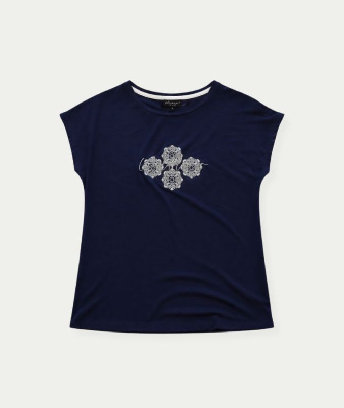 T-shirt Wildflower Navy
