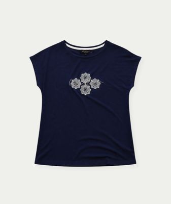 T-shirt Wildflower Navy
