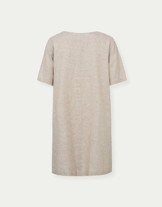FQLAVASI-DRESS Sand Melange w. Silver