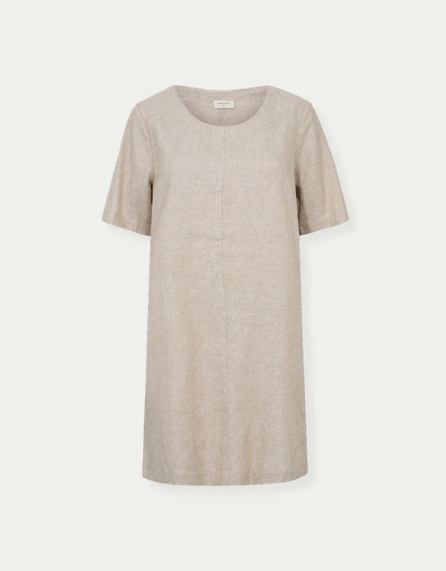 FQLAVASI-DRESS Sand Melange w. Silver