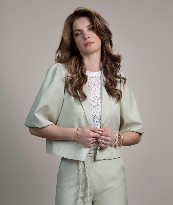 Blazer Yara Sage Linen