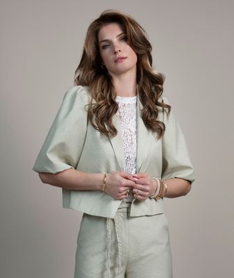 Blazer Yara Sage Linen