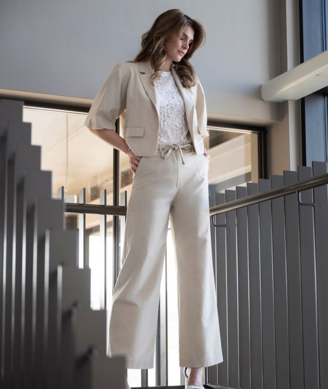 Blazer Yara Sand Linen