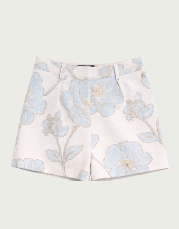 Short Lesley Blue Flowers