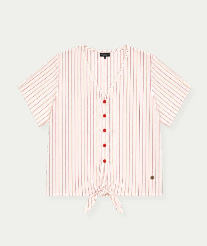 Blouse Silvia Striped Linen