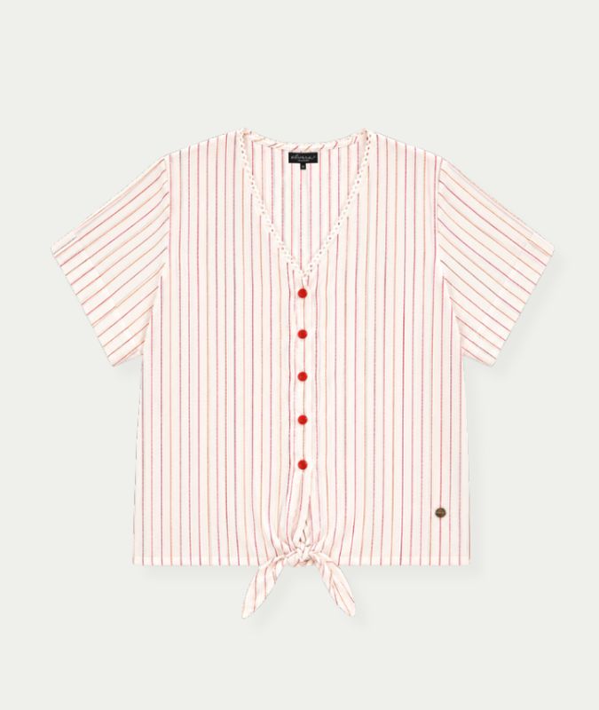 Blouse Silvia Striped Linen