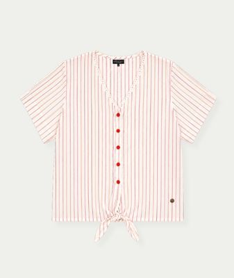 Blouse Silvia Striped Linen