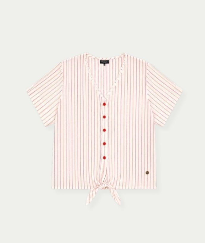 Blouse Silvia Striped Linen