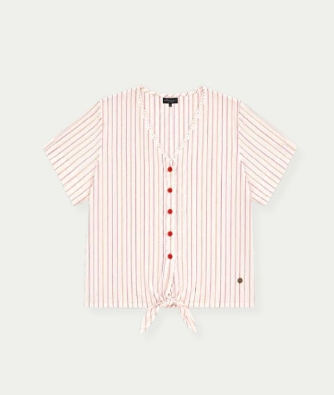 Blouse Silvia Striped Linen Blouse Silvia Striped Linen