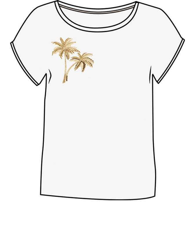 T-shirt Isla Off White
