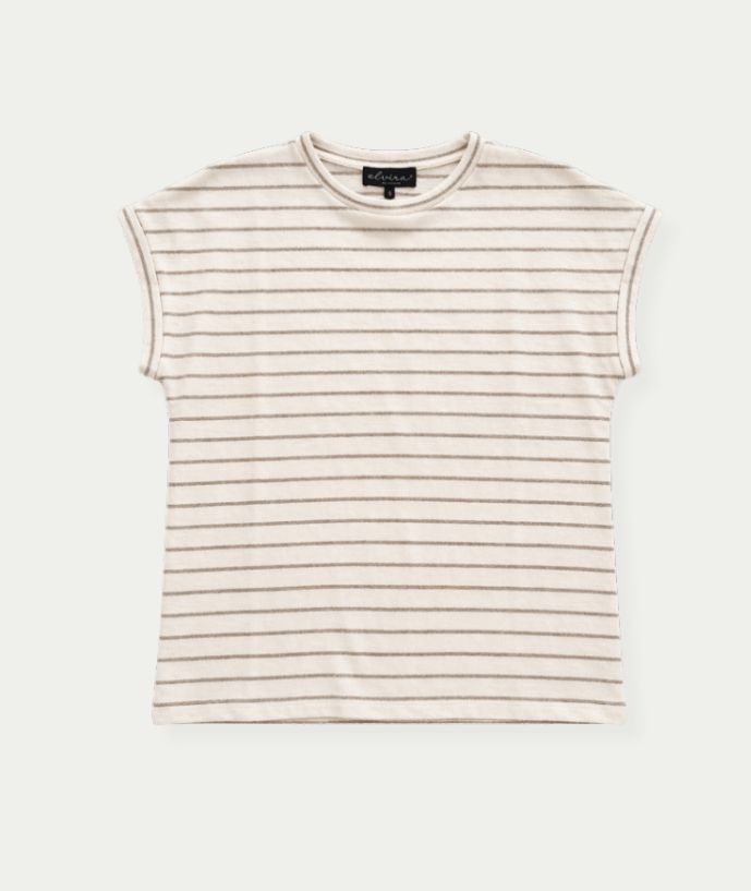 Top Body Ecru Striped