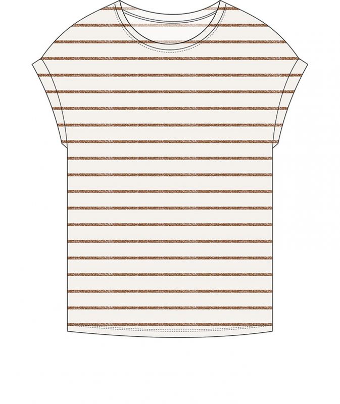 Top Body Ecru Striped