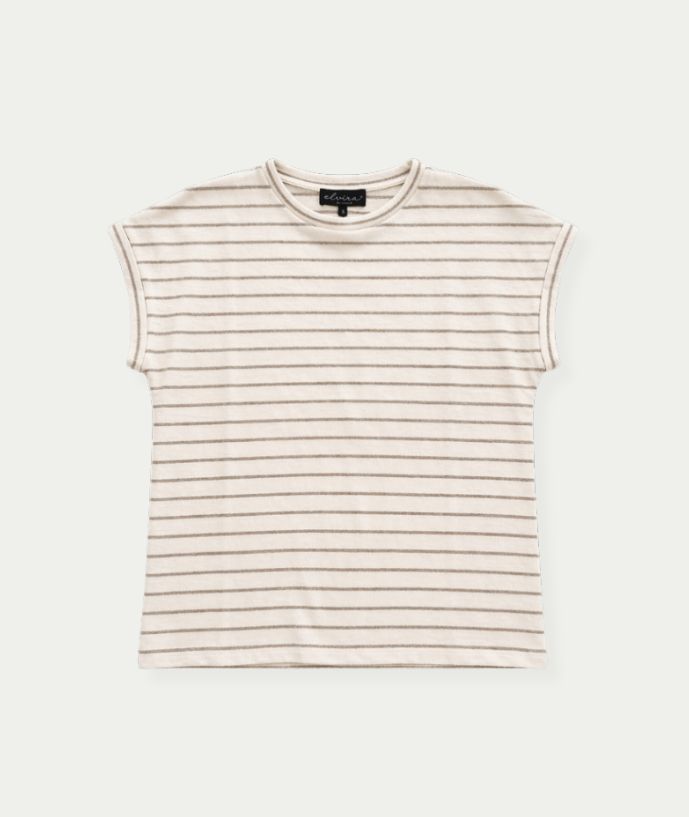 Top Body Ecru Striped