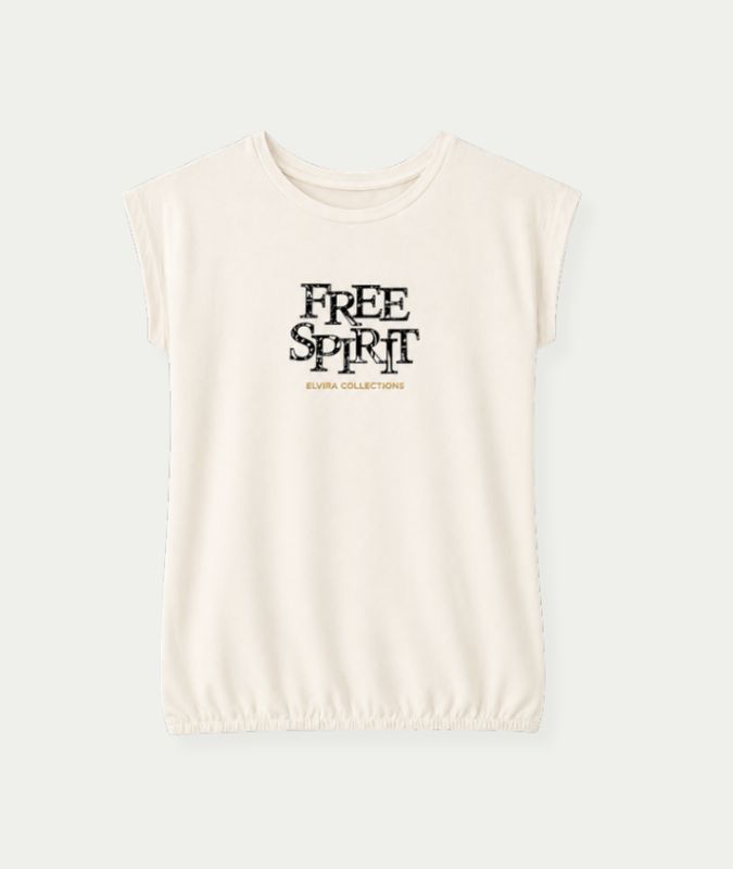 T-shirt Free Sprit Ecru