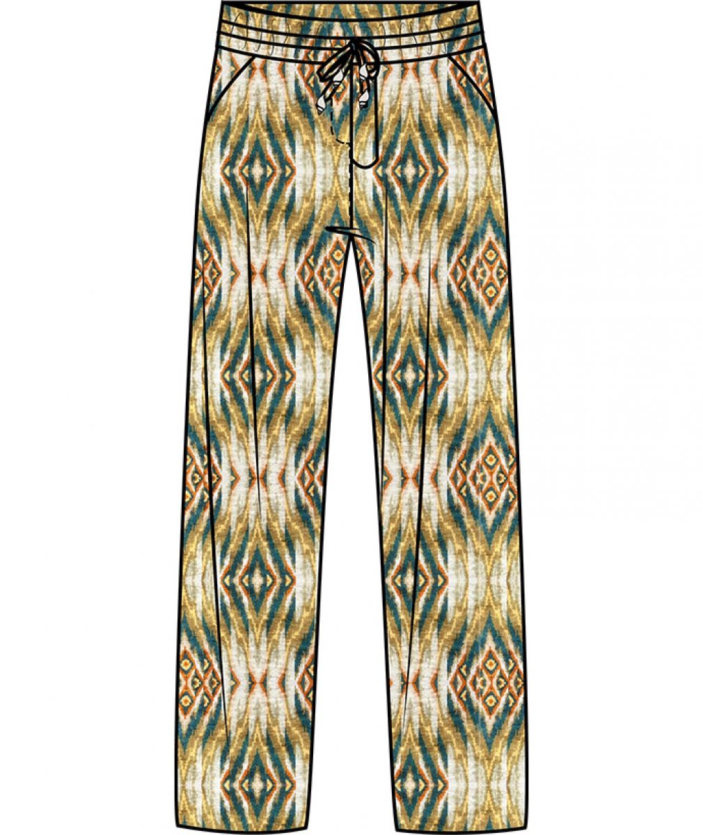 E3 26-024 Trouser Loiza Faded Horizon