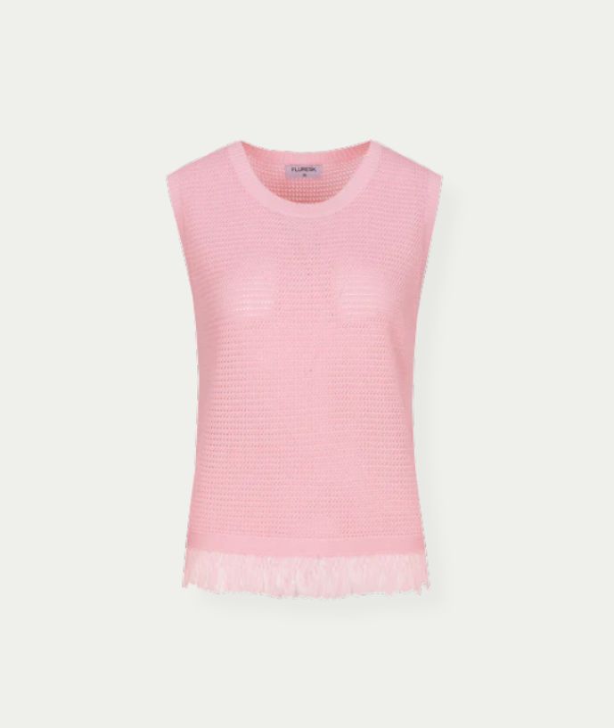 Aiden knitting top Blush Peach