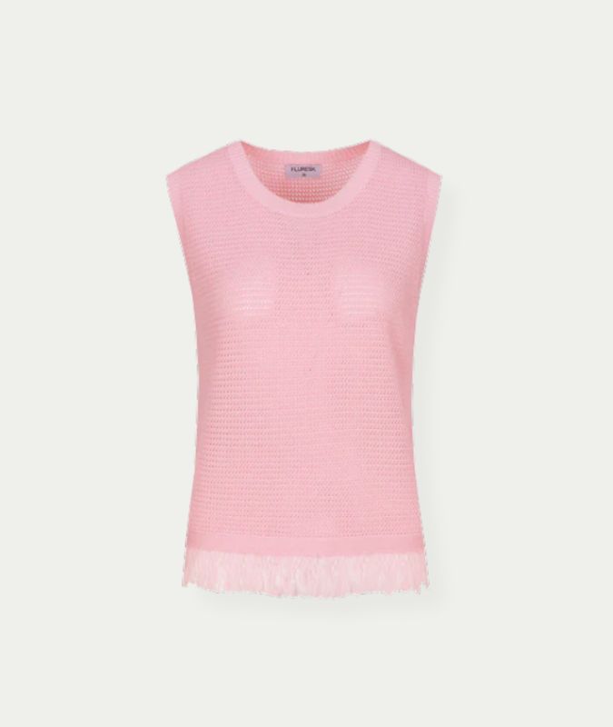 Aiden knitting top Blush Peach