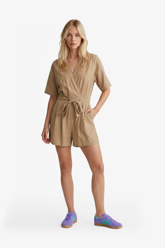 Esra playsuit Walnut