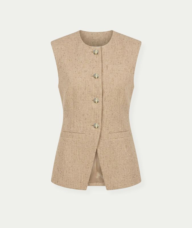 Reza Waistcoat Tanin