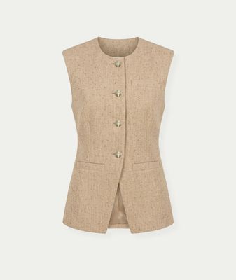 Reza Waistcoat Tanin