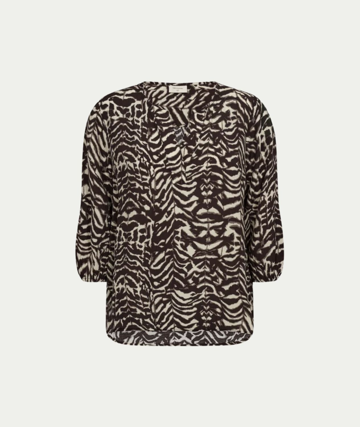 FQMALENE-BLOUSE Moonbeam w. Mole