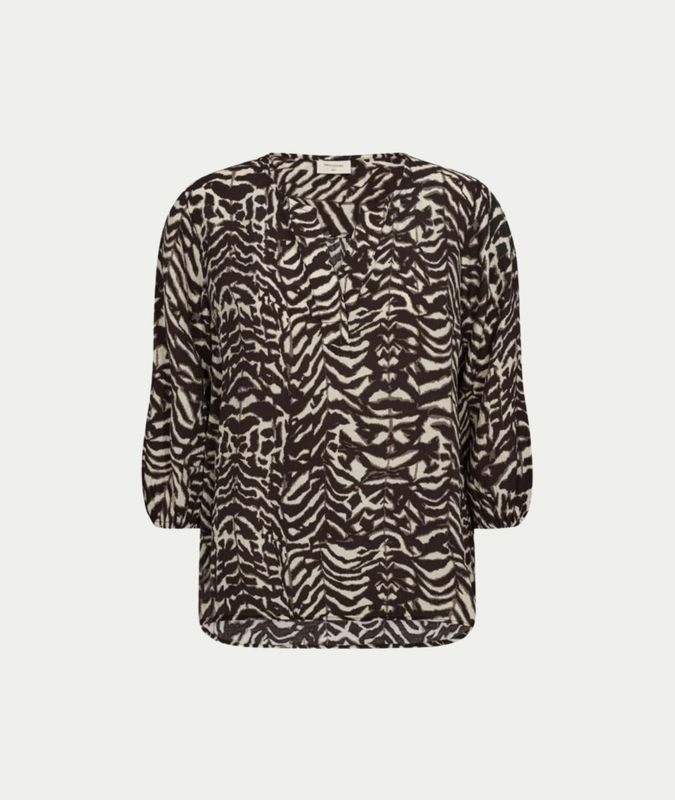 FQMALENE-BLOUSE Moonbeam w. Mole