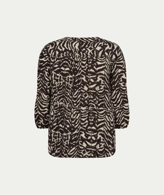 FQMALENE-BLOUSE Moonbeam w. Mole