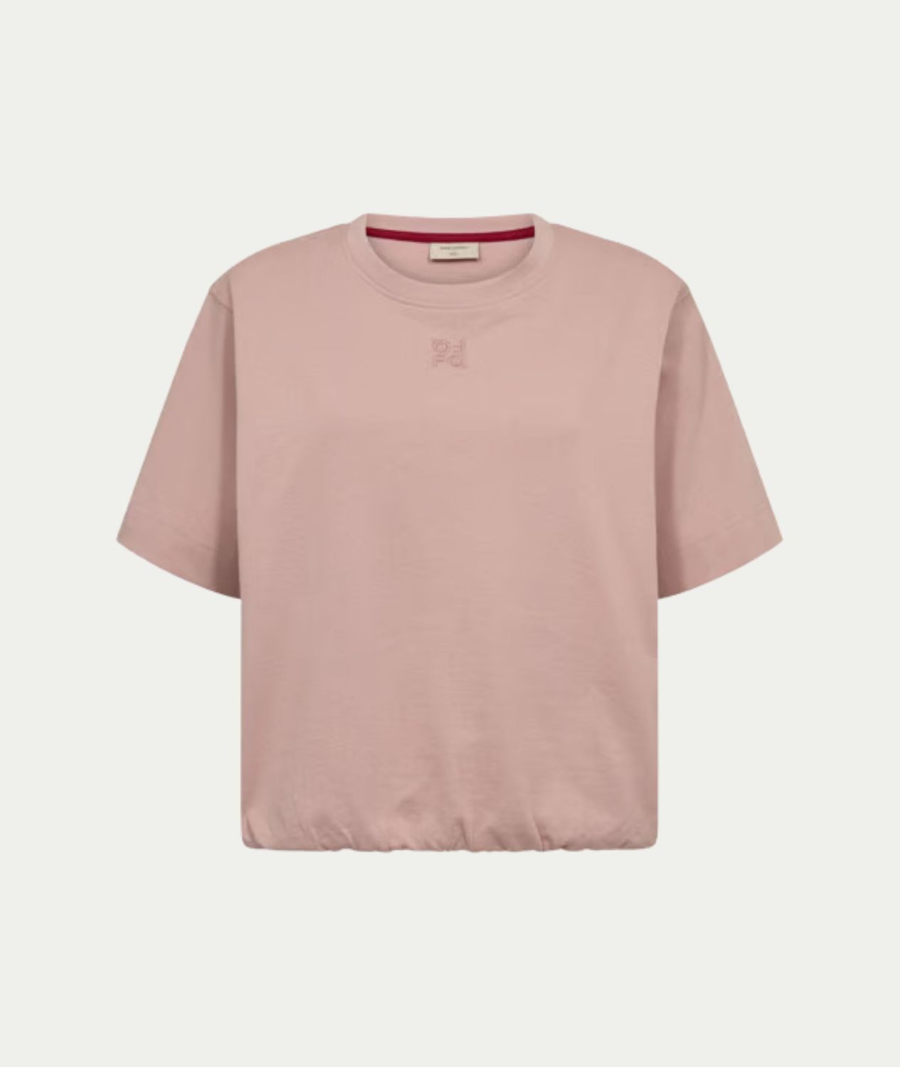 FQSAIDA-PULLOVER Pale Mauve w. Red Bud