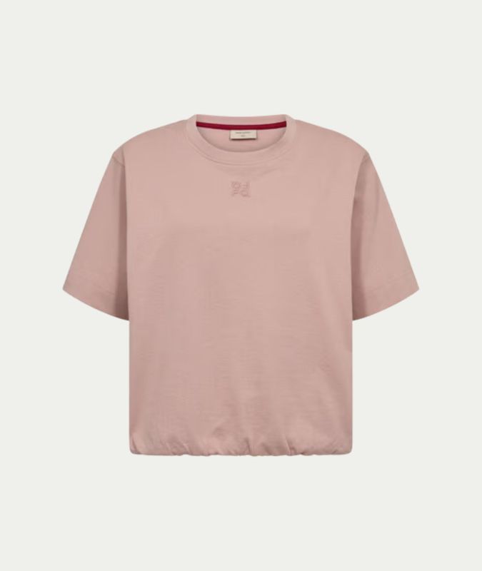 FQSAIDA-PULLOVER Pale Mauve w. Red Bud