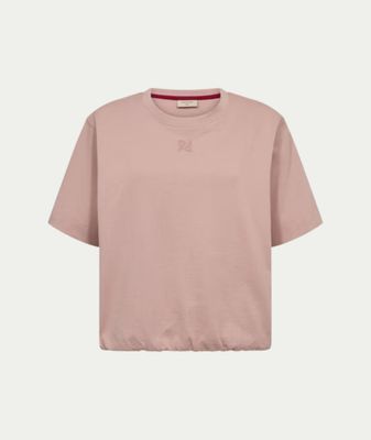 FQSAIDA-PULLOVER Pale Mauve w. Red Bud