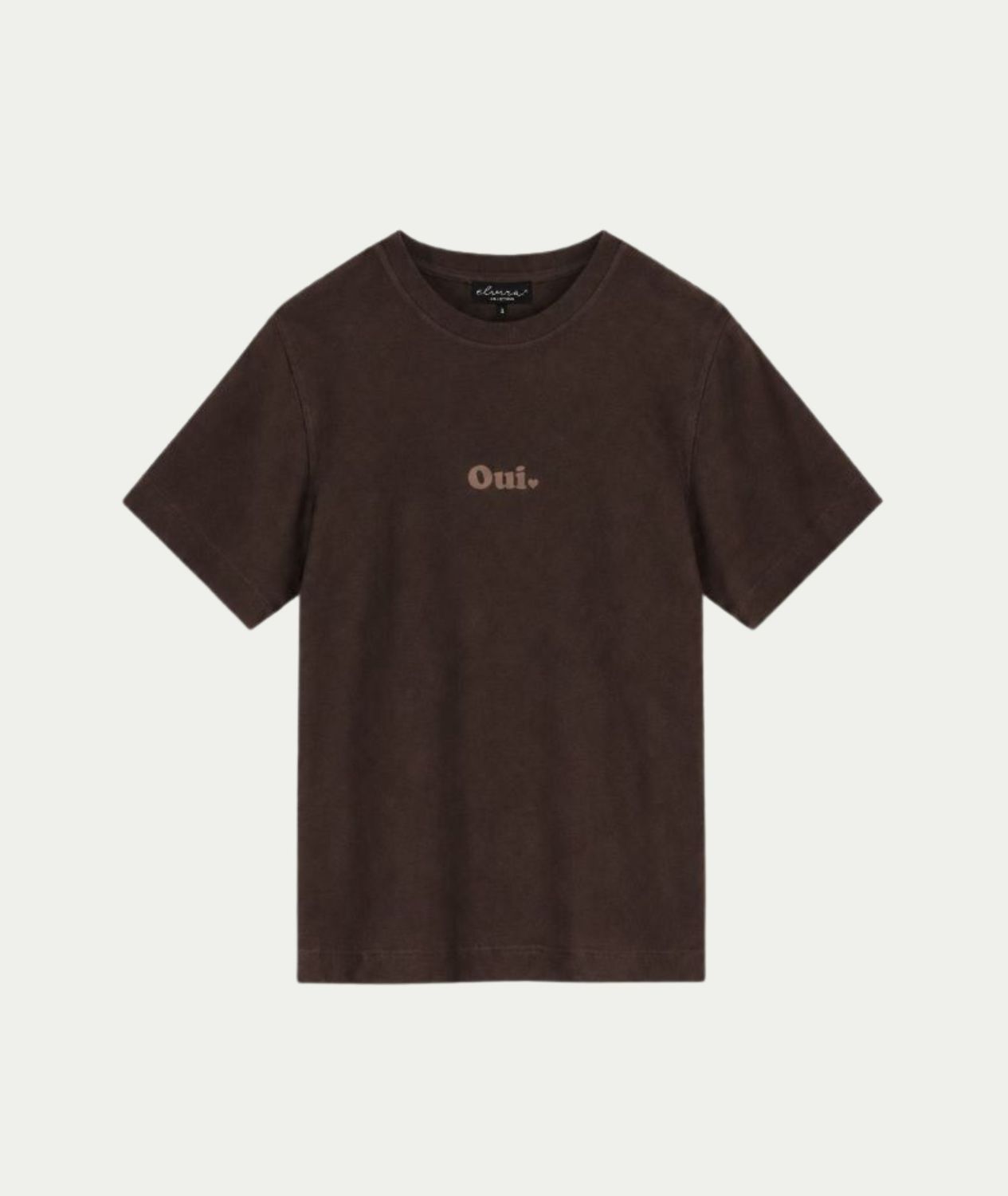 T-shirt Oui Dark Coffee