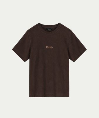 T-shirt Oui Dark Coffee