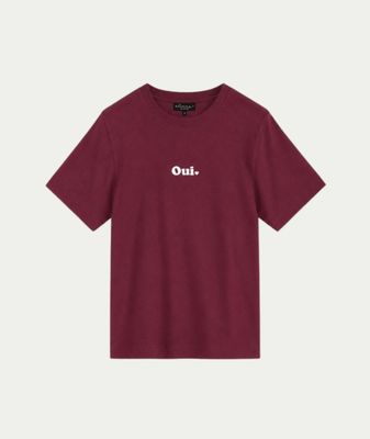 T-shirt Oui Merlot