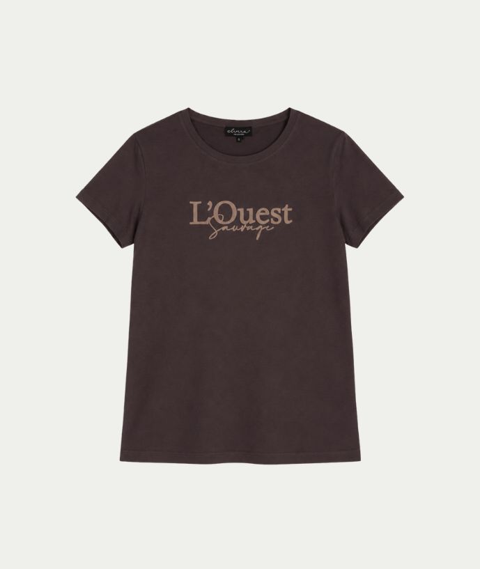 T-shirt L'Quest Dark Coffee