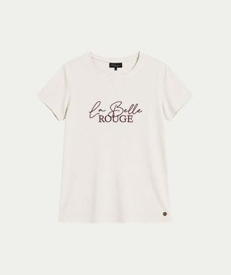 T-shirt Belle Off White