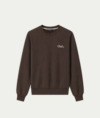 Sweater Oui Dark Coffee