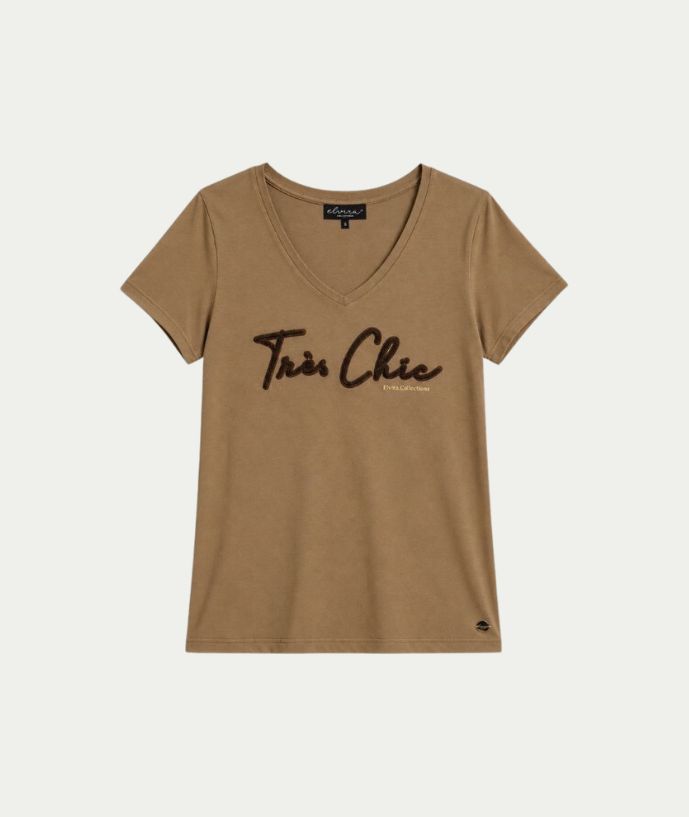 T-shirt Trés Chic Cappuccino