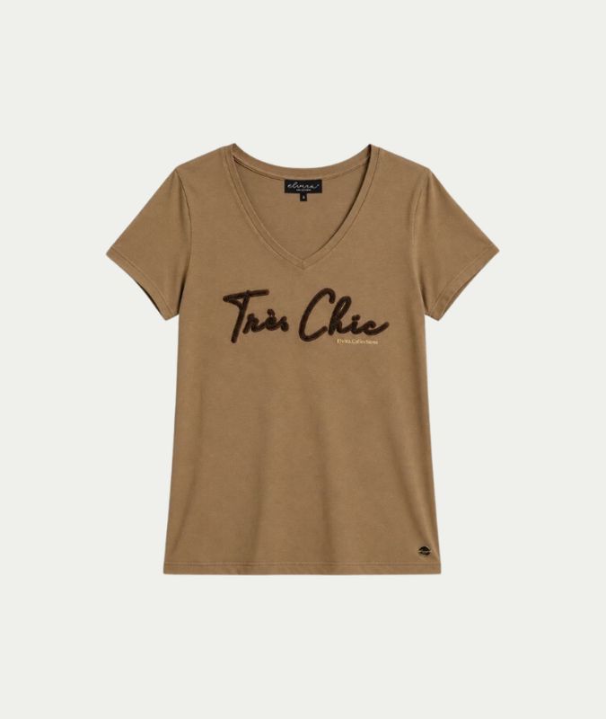T-shirt Trés Chic Cappuccino