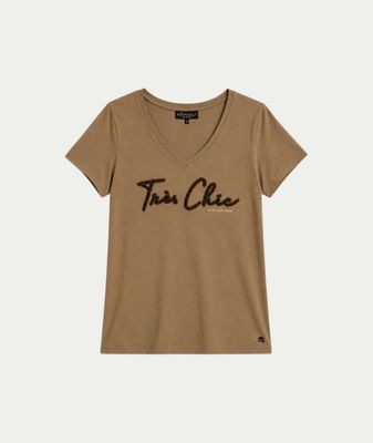 T-shirt Trés Chic Cappuccino