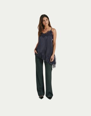 FQISADORA-PANTS Black w. Star Off-white